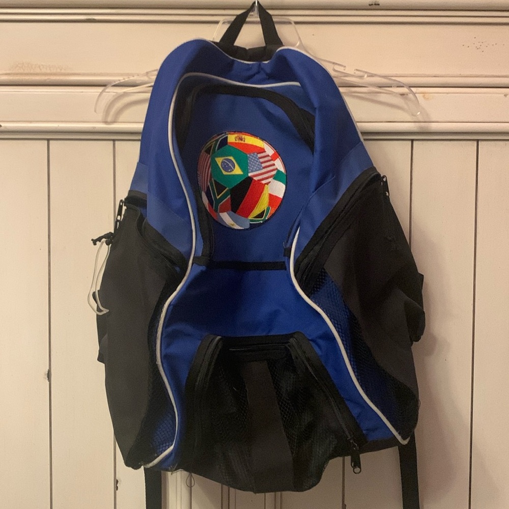 Soccer Backpack w/ ball and cleat pockets. Almost new condition.